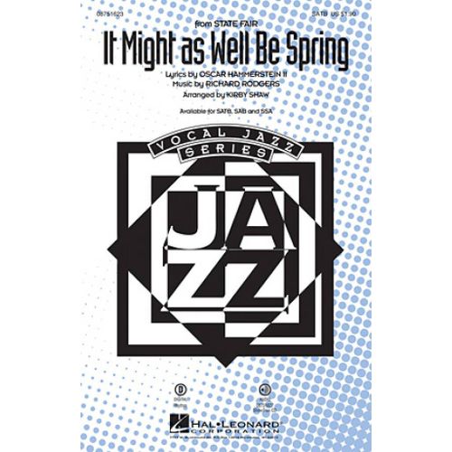 Oscar Hammerstein Ii_Richard Rodgers : It Might As Well Be Spring - Partitions Pour Chorales Chant Hl08751625