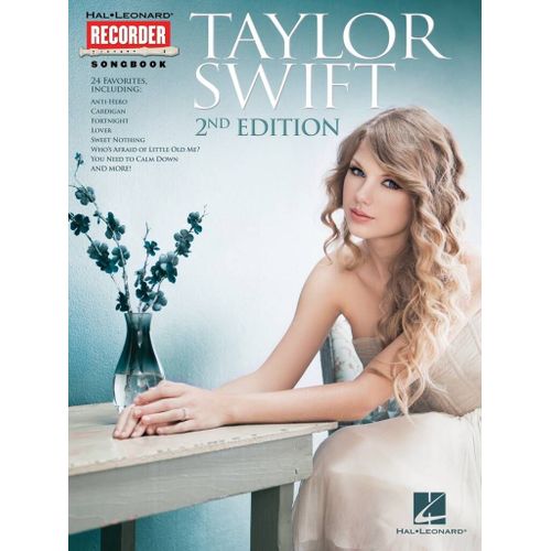 Taylor Swift - 2nd Edition Hal Leonard Recorder Songbook - Recueil Flûte À Bec Hl01718680 9798350139907