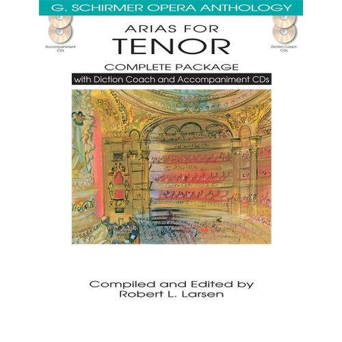 Robert L. Larsen : Arias For Tenor - Complete Package - Recueil Avec Cd Tenor Voice Hl50498719 9781480328518