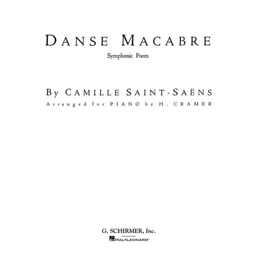 Camille Saint-Saëns : Danse Macabre - Recueil Piano Hl50278700