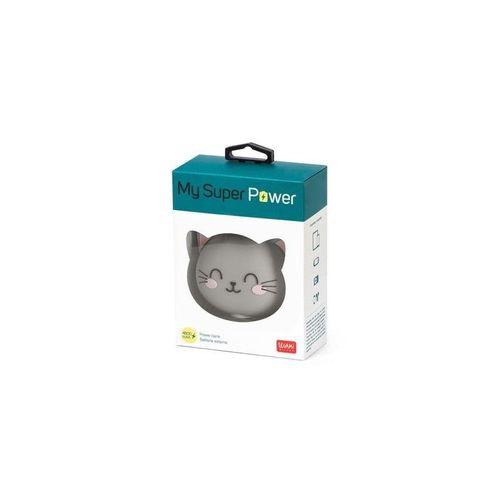 Batterie Externe Legami My Super Power Kitty 4800 Mah Gris Et Rose