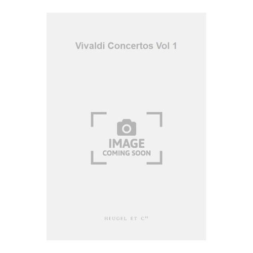Vivaldi Concertos Vol 1 Recorder Solo Part - Recueil Flûte À Bec 9790047326232 Alhe32623