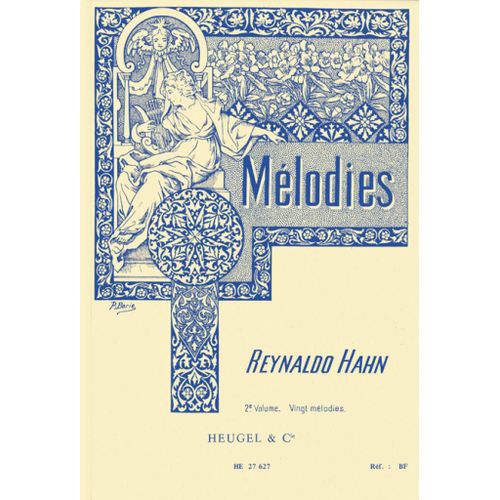 Reynaldo Hahn : 40 Mélodies Vol 2: 20 Melodies - Recueil Medium Voice And Piano 9790047276278 Alhe27627