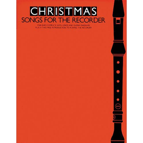 Christmas Songs For The Recorder - Recueil Flûte À Bec Musam20157 9780860014737