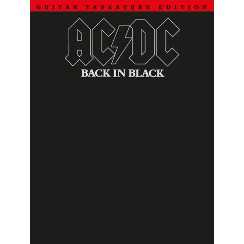 Askold Buk : Back In Black - Recueil Guitar [Tab], With Chord Symbols Musam83056 9780825613050