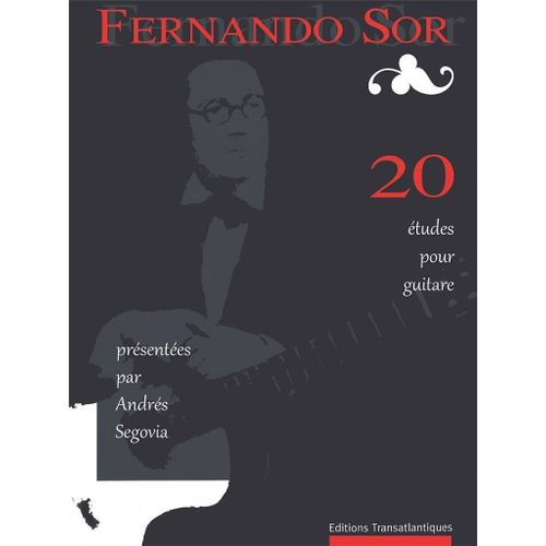 Fernando Sor : 20 Etudes - Recueil Guitare 9790231408010 Emtet000801