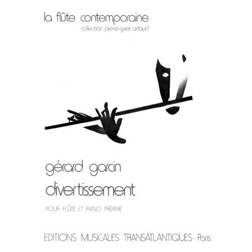 Gérard Garcin : Divertissement - Recueil Flûte Traversière Et Piano Etr001548