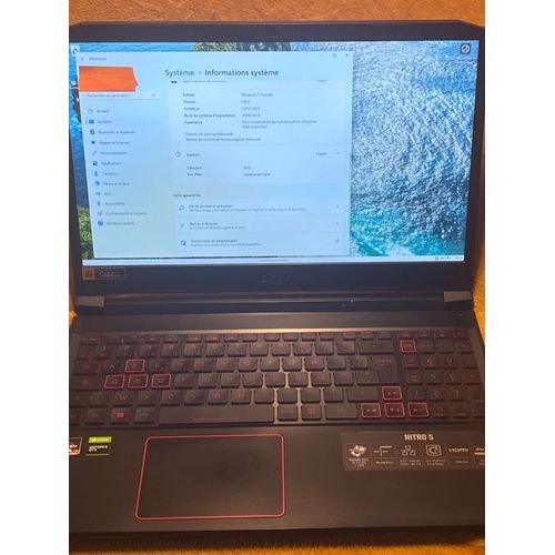 Acer Nitro 5 AN515 44 - 15.6" AMD Ryzen 7 4800H - 2.9 Ghz - Ram 16 Go - SSD 1.5 To