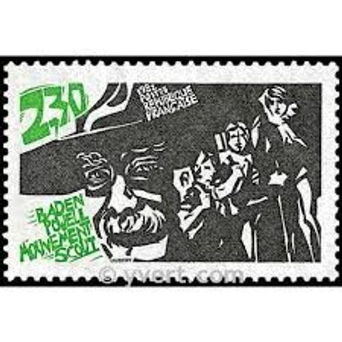 125ème Anniversaire De La Naissance De Lord Baden-Powell Et 75ème Anniversaire Du Mouvement Scout Année 1982 N° 2201 Yvert Et Tellier Luxe