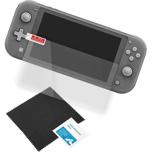 Gioteck - Verre Trempé Pour Switch Lite - Film Protection Écran En Verre Trempé Pour Switch Lite - Anti Trace De Doigts - Résistant Aux Rayure 9h - Facile À Installer - Transparent 99%