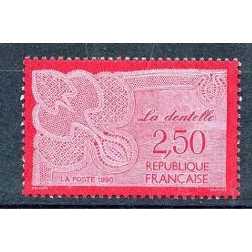 Métiers D'art : La Dentelle Année 1990 N° 2631 Yvert Et Tellier Luxe