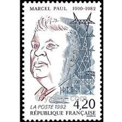 10ème Anniversaire De La Mort De Marcel Paul Année 1992 N° 2777 Yvert Et Tellier Luxe