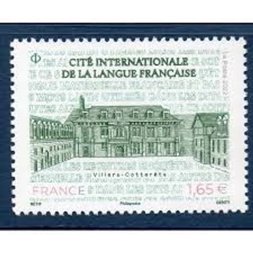 Cité Internationale De La Langue Française : Château De Villers Cotterêts Année 2022 N° 5565 Yvert Et Tellier Luxe