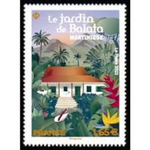 Patrimoine Naturel : Jardin De Balata En Martinique : Maison Créole Année 2022 N° 5578 Yvert Et Tellier Luxe