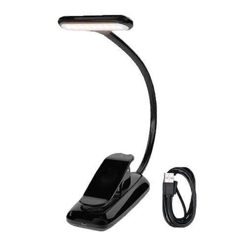 8021 Mini Clip De Livre Lumière Led Partition De Musique Protection Oculaire Lampe De Lecture