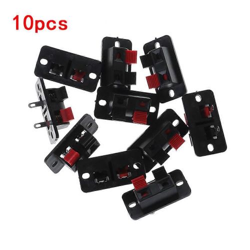 Plaque de haut-parleur Push Release Connecteur Born Strip Block 2 Position 2 Way