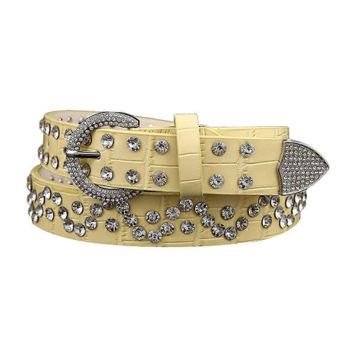 Luxe Pour Strass Ceinture De Nuit Cristal Clouté Ceinture Hot Girl Cowboy