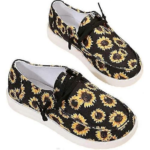 Femmes Vache Toile Chaussures Casual Extérieur Wendy Chaussures Slip On Baskets Confortable Poids Léger