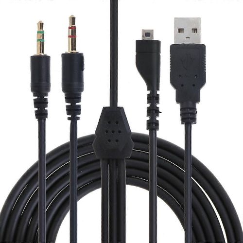 Fil de remplacement de ligne de câble USB de 2 m pour casque SteelSeries Arctis 3 5 7 Pro