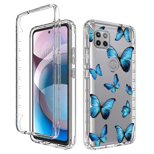 Pour Motorola One 5g Ace Coque De Téléphone Peinte Transparente