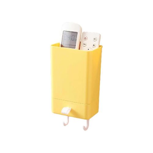 Boîte De Rangement De Télécommande Murale De Chevet Avec Tiroir Pour Téléphone À Crochet À Clés Rac