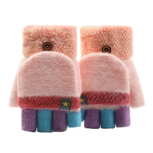 Gants Sans Doigts Tricotés D¿Hiver Pour Garçons