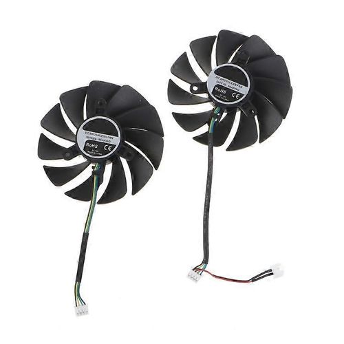 2PCS 4pin GPU Fans 89mm pour RTX3060 RTX3070 RTX3080 RTX3090 ventilateur de carte graphique