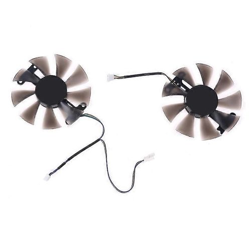 2x 85mm PLD10015B12H 0.55A RX580 RX590 pour POWERCOLOR DATALAND Radeon RX 580 590 Carte Graphique Ventilateur de Refroidissement