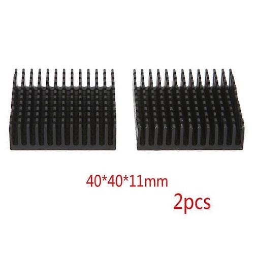 2PCS Coussin De Refroidissement Pour Ordinateur Carte Mère Radiateurs Aluminium Dissipateur Thermique Tampons