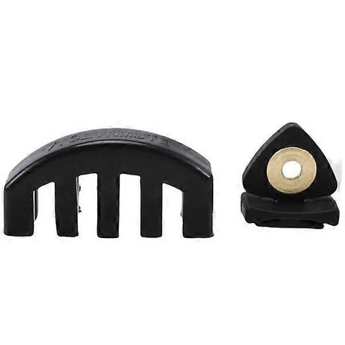 Violon Professionnel Mute Rubber Practice Muter Pour 4/4 3/4 1/2 Accessoires De Pratique De Violon Noir