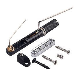 Noir 5 Cordes Nickel Single Sans Tête Rond Bar Ponts Kit Guitare Basse Accessoires