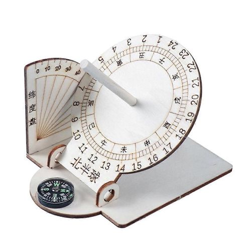 Cadran solaire-Modèles équatoriaux-Horloge solaire Modèles scientifiques-Cadran solaire Ornements de bureau Géographie Outil d¿enseignement pour les étudiants