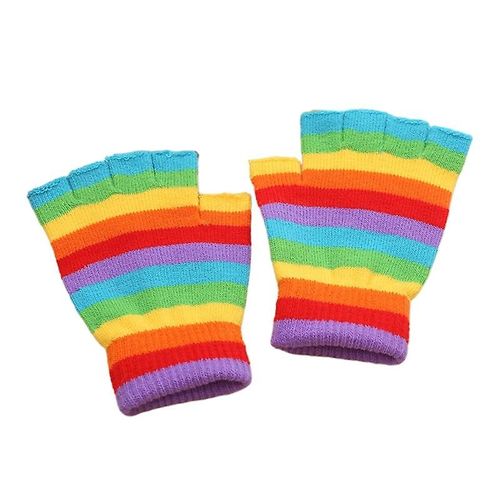 Enfants Tricotés D¿Hiver Full Half Finger Gants