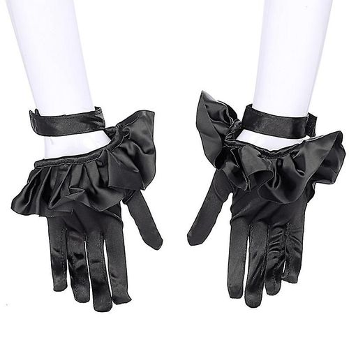 Filles Volants Gants Courts Décoratifs Gants Pleins À La Main Gants Pleins
