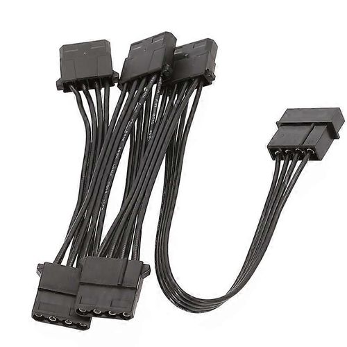 Big 4Pin to Power Cable IDE Power Splitter Adapter Cable 18AWG Extension Cable