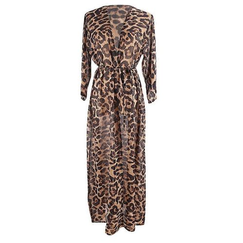 Femmes Maillot De Bain Long Cover-Ups Ouvert Devant Bikinis Robe De Plage Cardigan Châle Dres