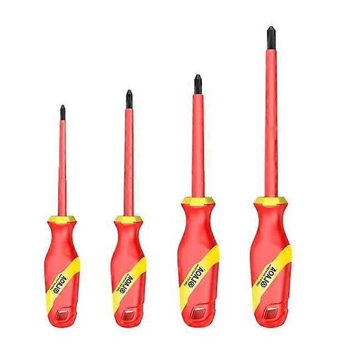 Tournevis isolé Vde Tournevis à fente et Phillips Courant d¿isolement Croix Plat Électricien Tournevis