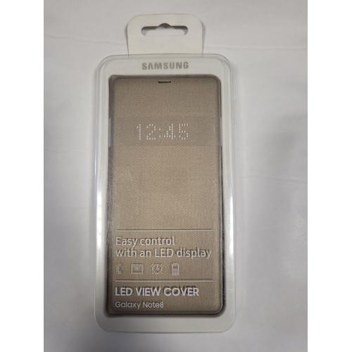 Samsung Galaxy Note 8 Led View Cover Gold