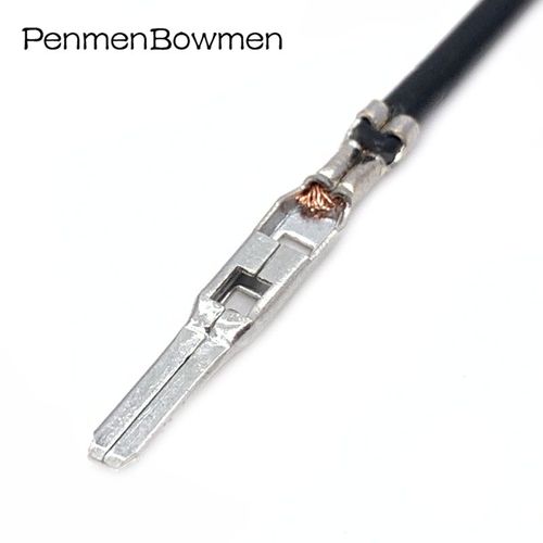 Male 10 Pcs Fil Terminal À Sertir En Laiton Ecu De Voiture 2.8mm, Série G342 Fci, Grandes Broches Pour Connecteur Avec Câble 18awg 211 "Nipseyteko"