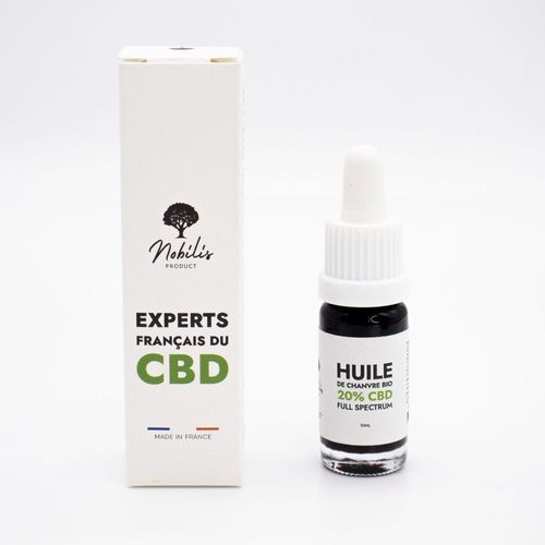Huile De Chanvre Naturelle Bio Cbd De 20% Full Spectrum 10ml 