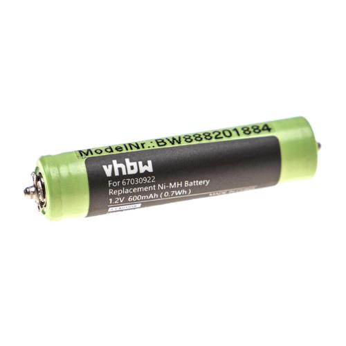 Vhbw Batterie Compatible Avec Braun Freecontrol 1775, Ladyshaver Silk & Soft Ls5500 Rasoir Tondeuse Électrique (600mah, 1,2v, Nimh) 
