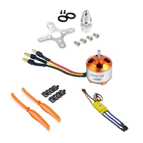 2212 1400KV Moteur + 30A ESC + 8060 Hélice + Protecteur d¿hélice pour RC Quadricter Hélicoptère Avion