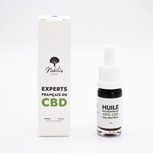 Huile De Chanvre Naturelle Bio Cbd De 40% Full Spectrum 10ml 