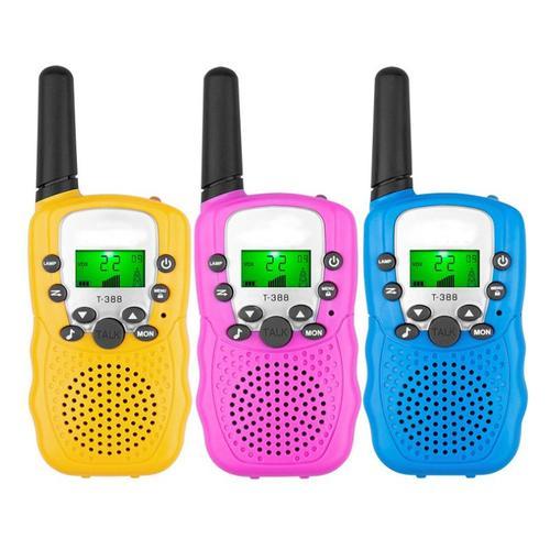 Lot de 2 talkies-walkies longue portée pour enfant