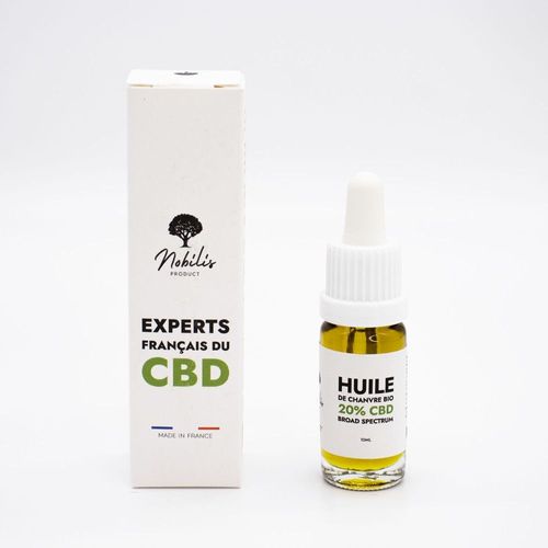Huile De Chanvre Naturelle Bio Cbd De 20% Broad Spectrum 10ml 