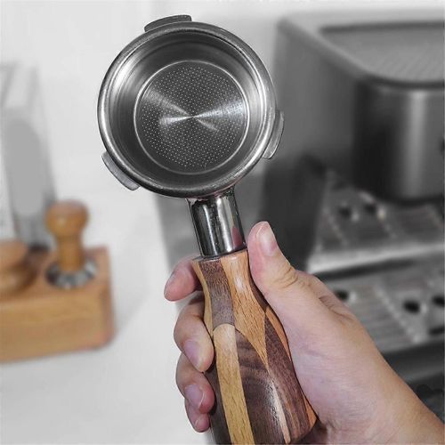 Poignée en bois massif M10 Poignée à vis Outils de machines à expresso sans fond Poignée de porte-filtre à café