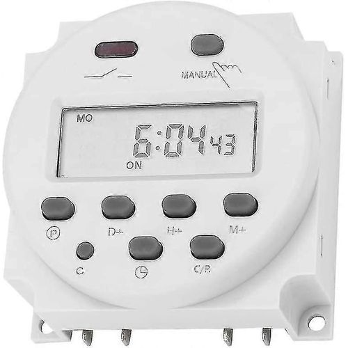 Commutateur De Synchronisation 12vdc 16a Commutateur De Relais De Synchronisation Lcd Électronique Numérique Programmable Lcd Micro-Ordinateur Numérique Mini Contrôle Alimentation Commutateur De Synch