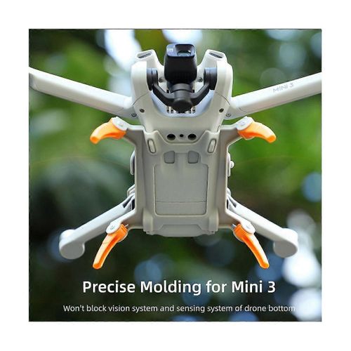 convient aux accessoires de trépied de trépied de protection rapide pliant mini 3 booster, accessoires de trépied d¿araignée, gris + orange