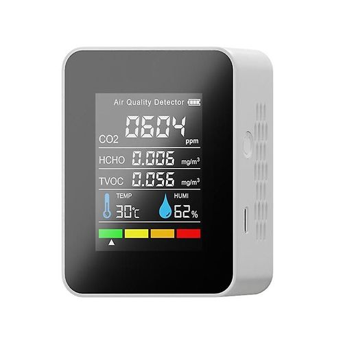 Compteur de co2 Détecteur de dioxyde de carbone Moniteur de qualité de l¿air Hcho Tvoc Co2 Testeur