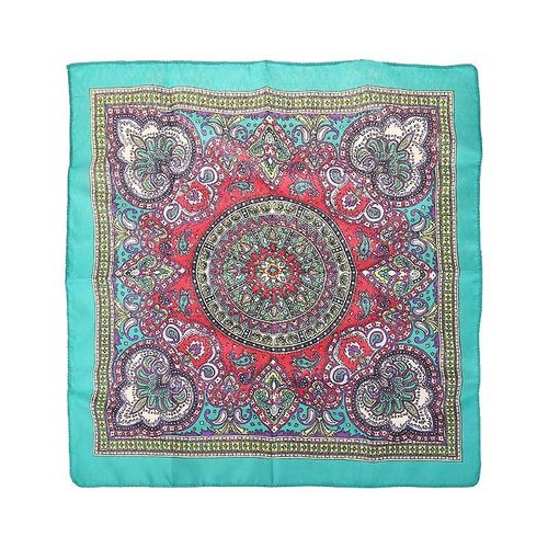 Style ethnique Femmes Hommes Punk Hip Hop Bandana Lumineux Coloré Paisley Imprimé Floral Foulard Carré Cyclisme Danse Headwrap Steetwear